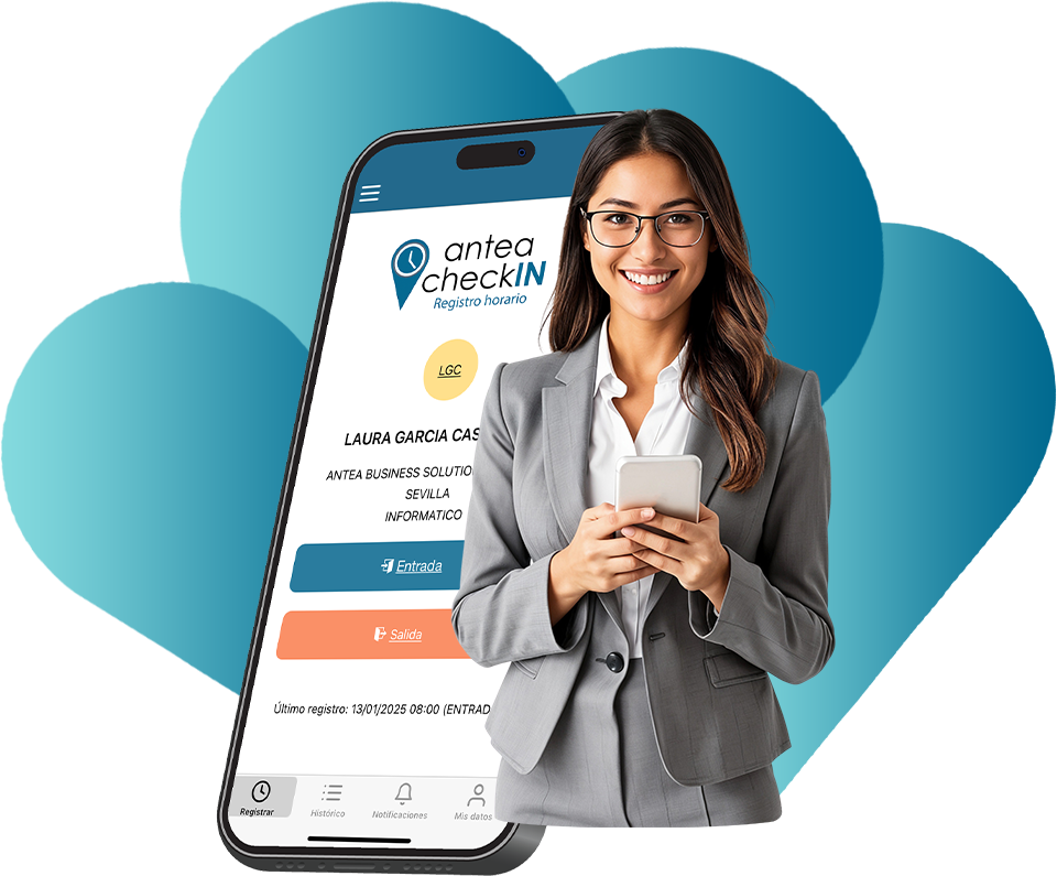 App control horario antea checkin